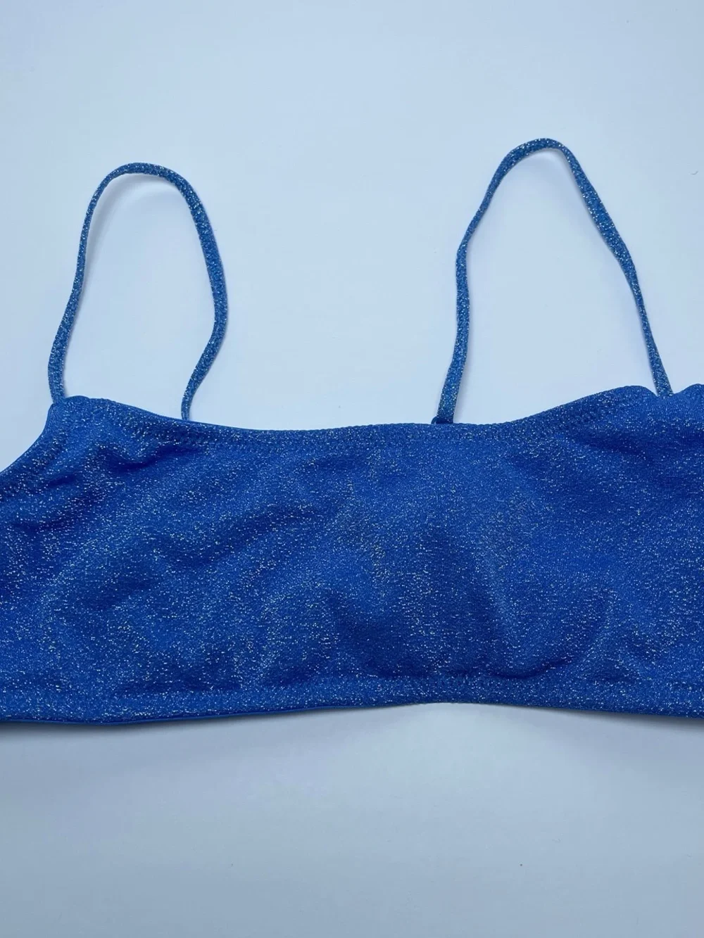 triangl swimwear Sparkling Royal Blue Bikini Top Size XS